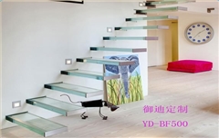 玻璃悬浮楼梯 YD-BF500