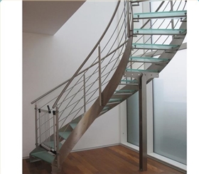钢玻璃楼梯