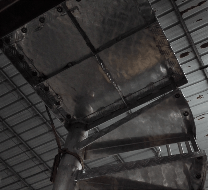 旋转铝合金楼梯，YD-LHJ005-1