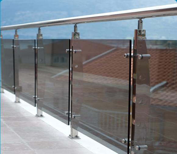 不锈钢立柱玻璃扶手，YD-YTHL413